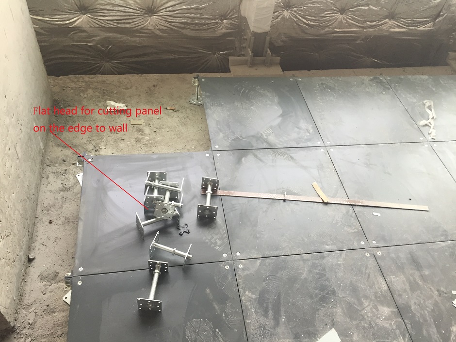 independent suppopr steel raised floor